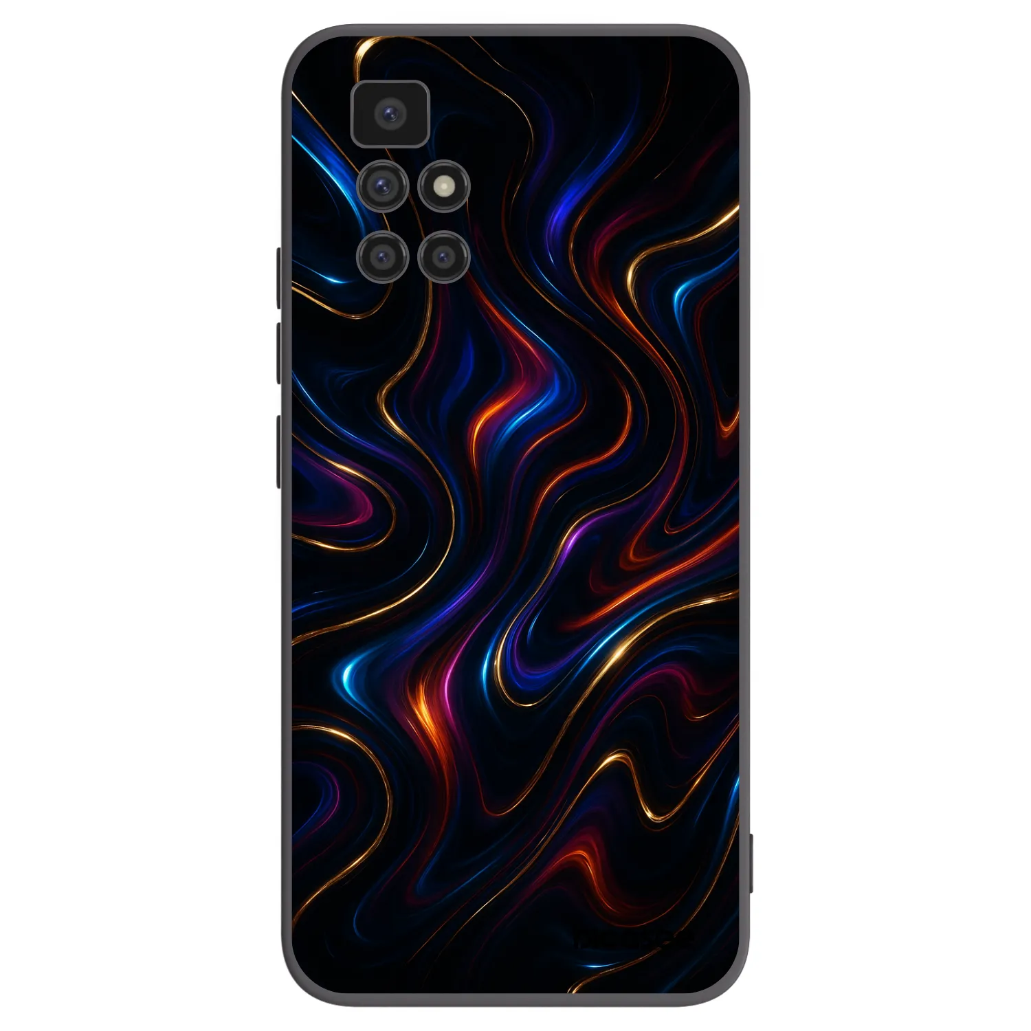 Picasee Μαύρη θήκη σιλικόνης για Xiaomi Redmi 10 - Noir