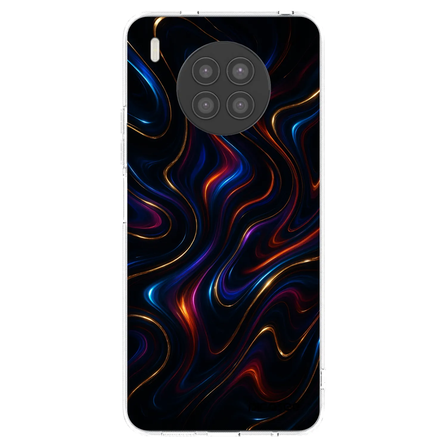 Picasee διαφανής θήκη σιλικόνης Huawei Nova 8i - Noir