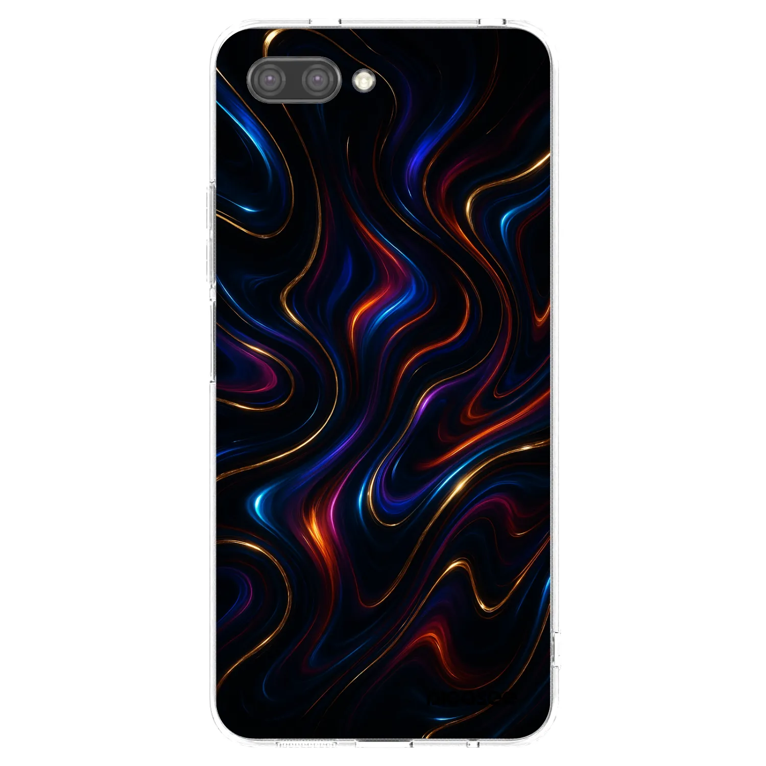 Picasee διαφανής θήκη σιλικόνης Honor 10 - Noir