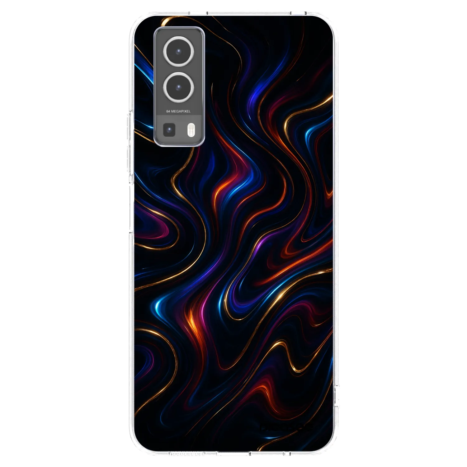 Picasee διαφανής θήκη σιλικόνης Vivo Y72 5G - Noir
