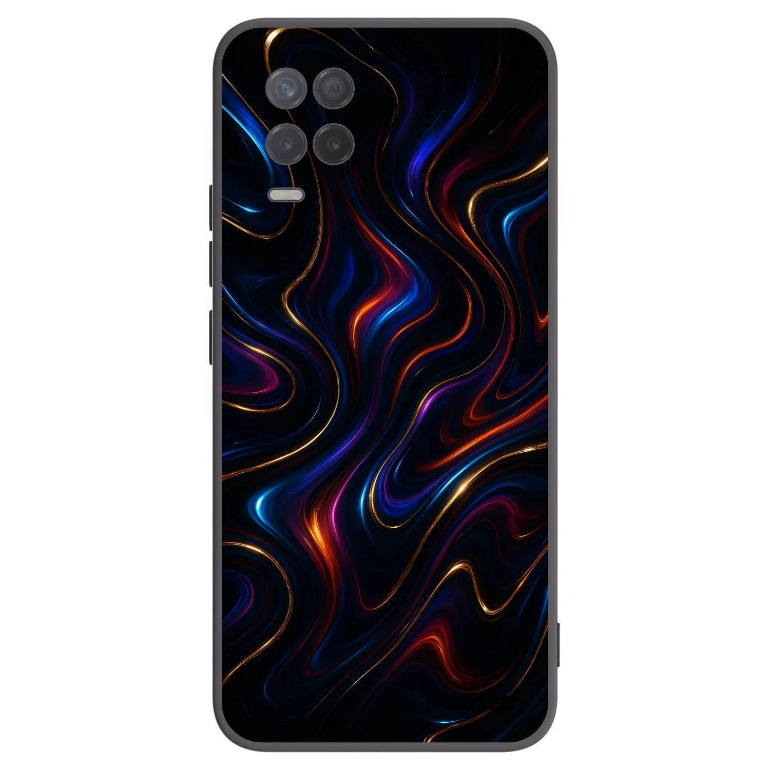 Picasee Μαύρη θήκη σιλικόνης για Realme 8 5G - Noir