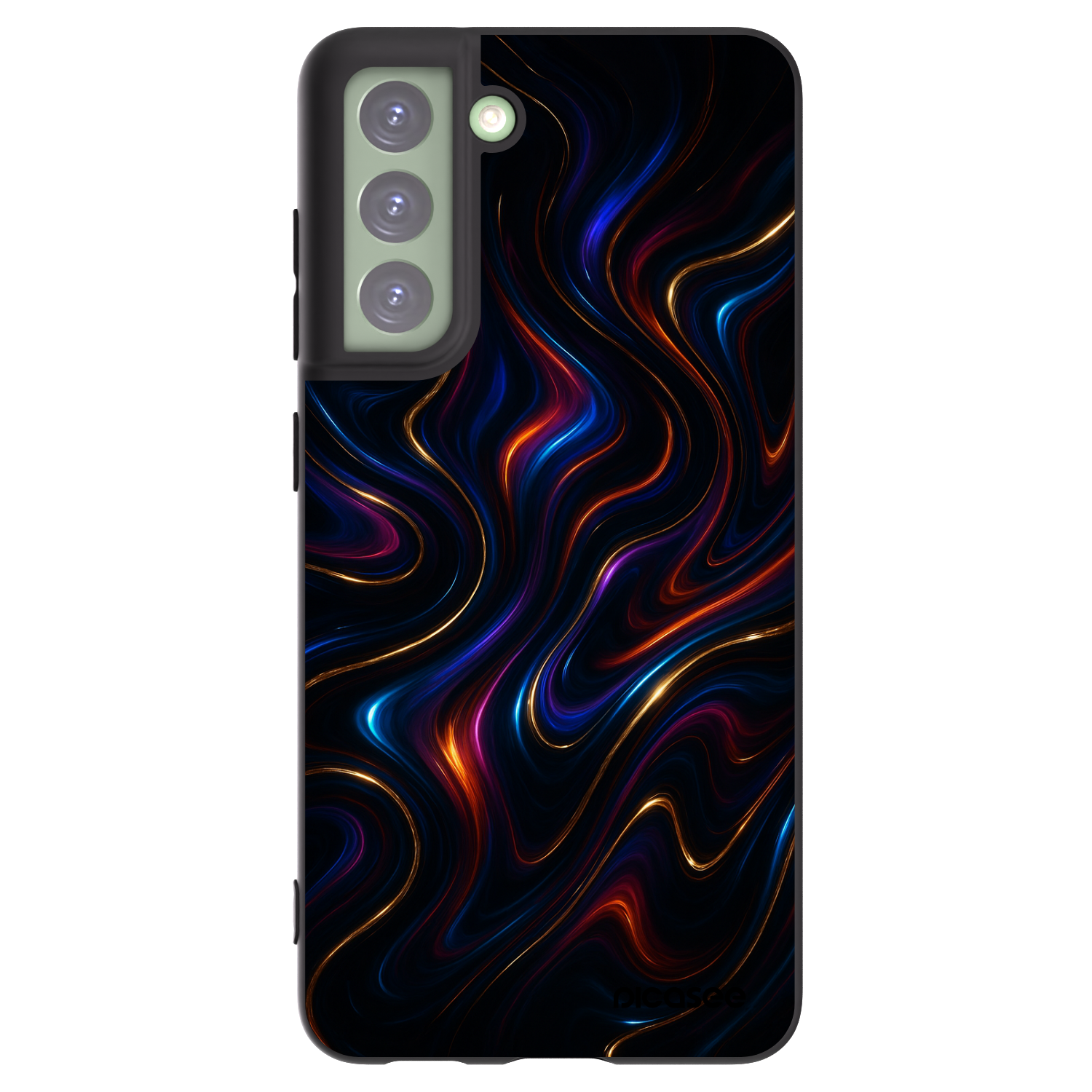 Picasee Μαύρη θήκη σιλικόνης για Samsung Galaxy S21 FE 5G - Noir