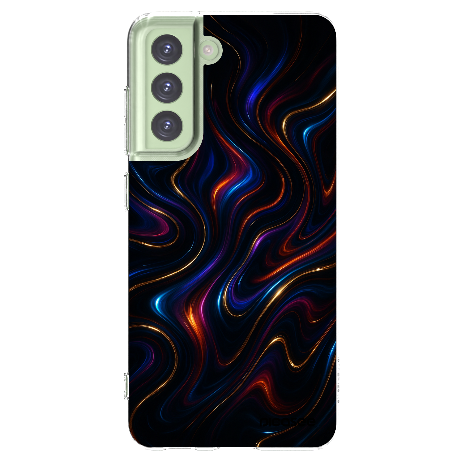 Picasee διαφανής θήκη σιλικόνης Samsung Galaxy S21 FE 5G - Noir