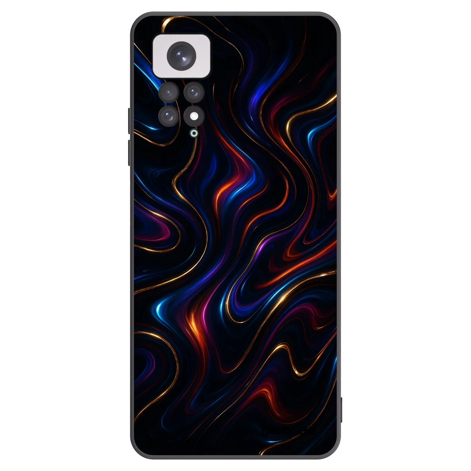 Picasee Μαύρη θήκη σιλικόνης για Xiaomi Redmi Note 11 - Noir