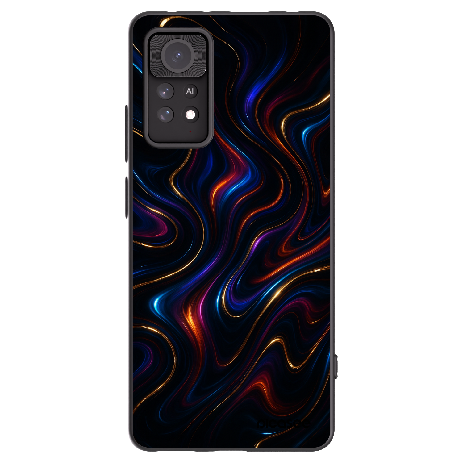 Picasee Μαύρη θήκη σιλικόνης για Xiaomi Redmi Note 11 Pro 5G - Noir