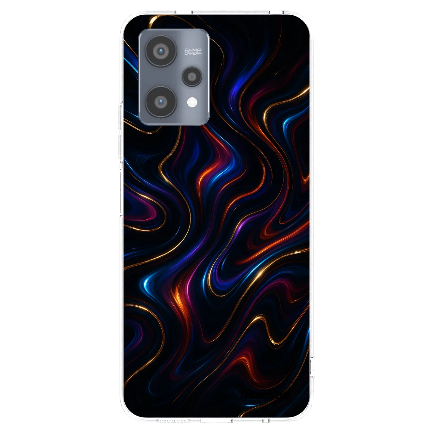Picasee διαφανής θήκη σιλικόνης Realme 9 Pro 5G - Noir
