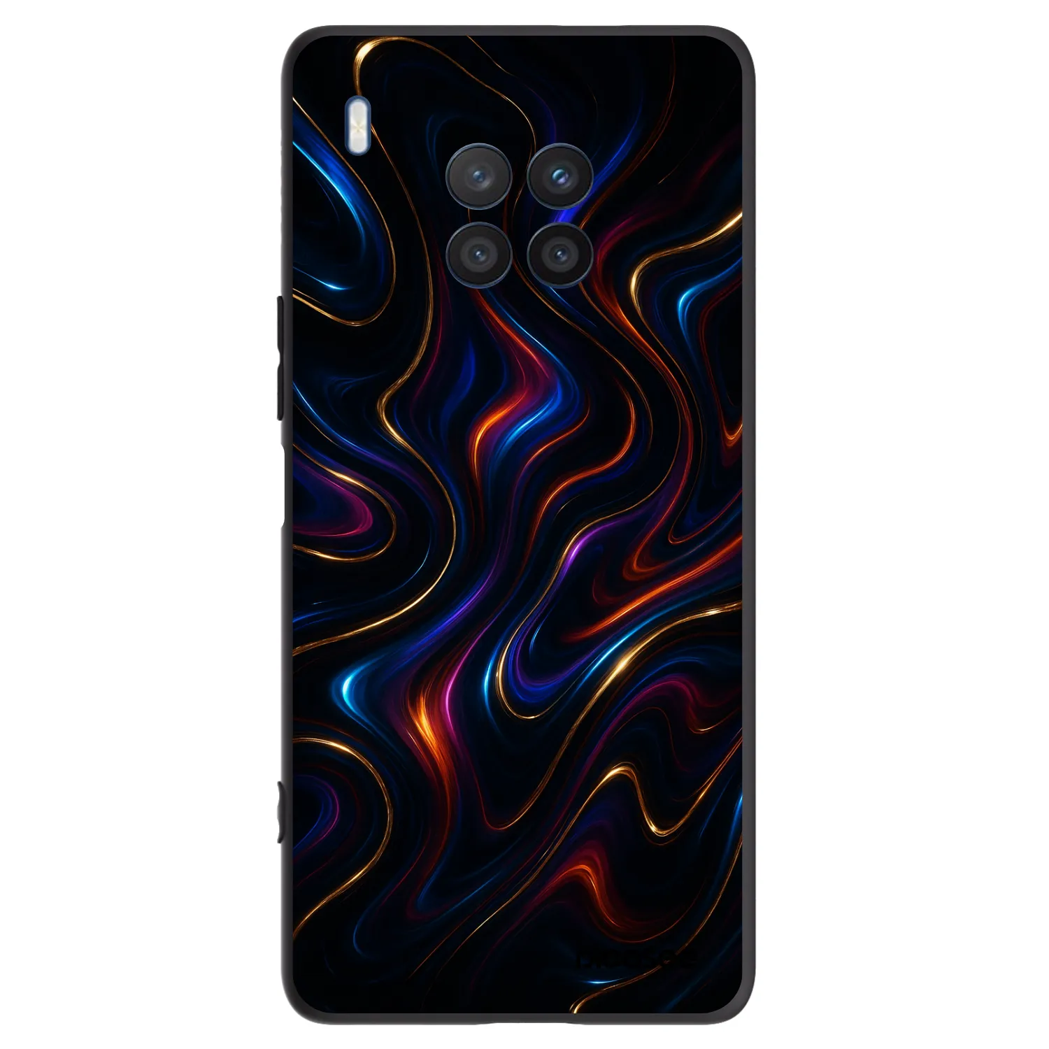 Picasee Μαύρη θήκη σιλικόνης για Honor 50 Lite - Noir