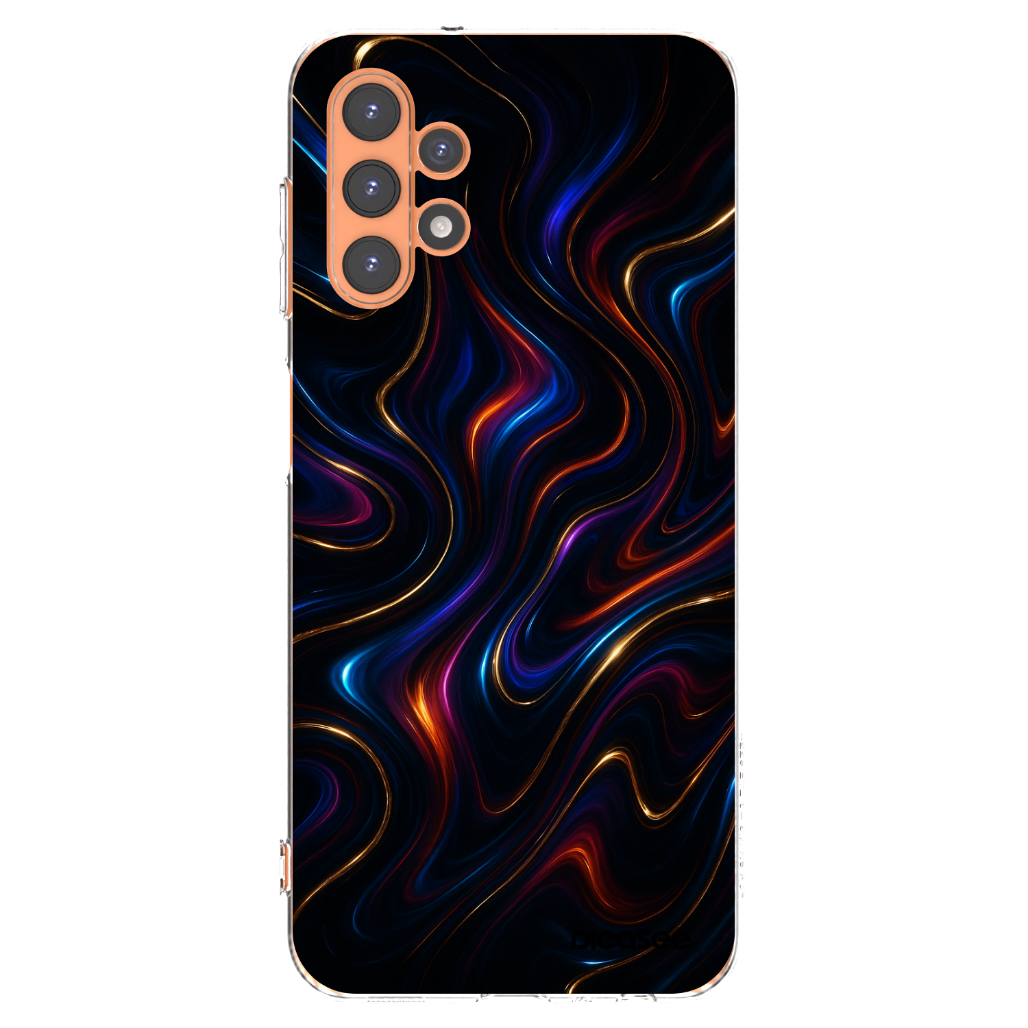 Picasee διαφανής θήκη σιλικόνης Samsung Galaxy A13 4G A135 - Noir