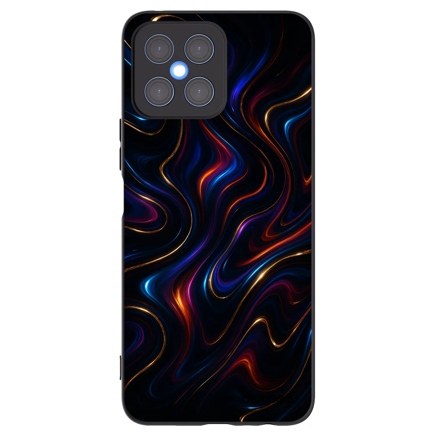 Picasee Μαύρη θήκη σιλικόνης για Honor X8 4G - Noir
