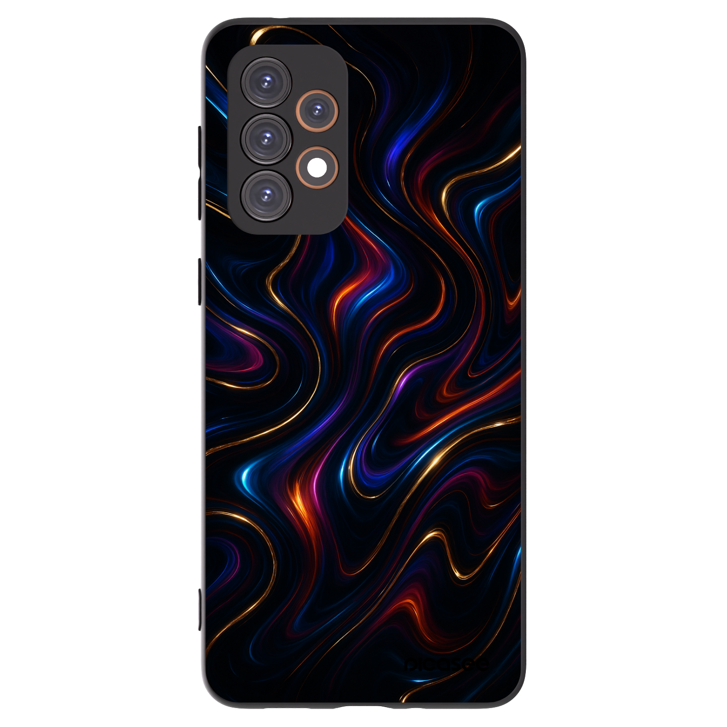 Picasee Μαύρη θήκη σιλικόνης για Samsung Galaxy A33 5G A336 - Noir