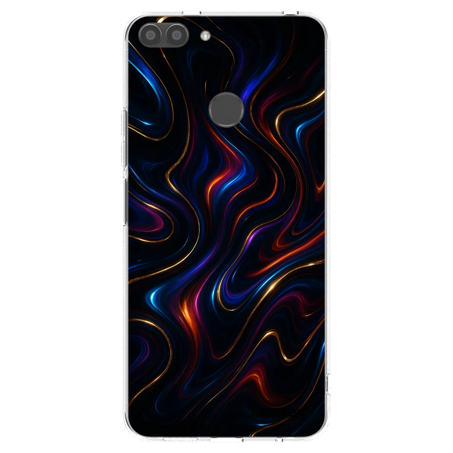 Picasee διαφανής θήκη σιλικόνης Huawei P Smart - Noir