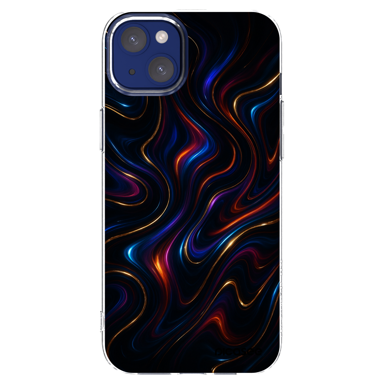 Picasee διαφανής θήκη σιλικόνης Apple iPhone 14 Plus - Noir