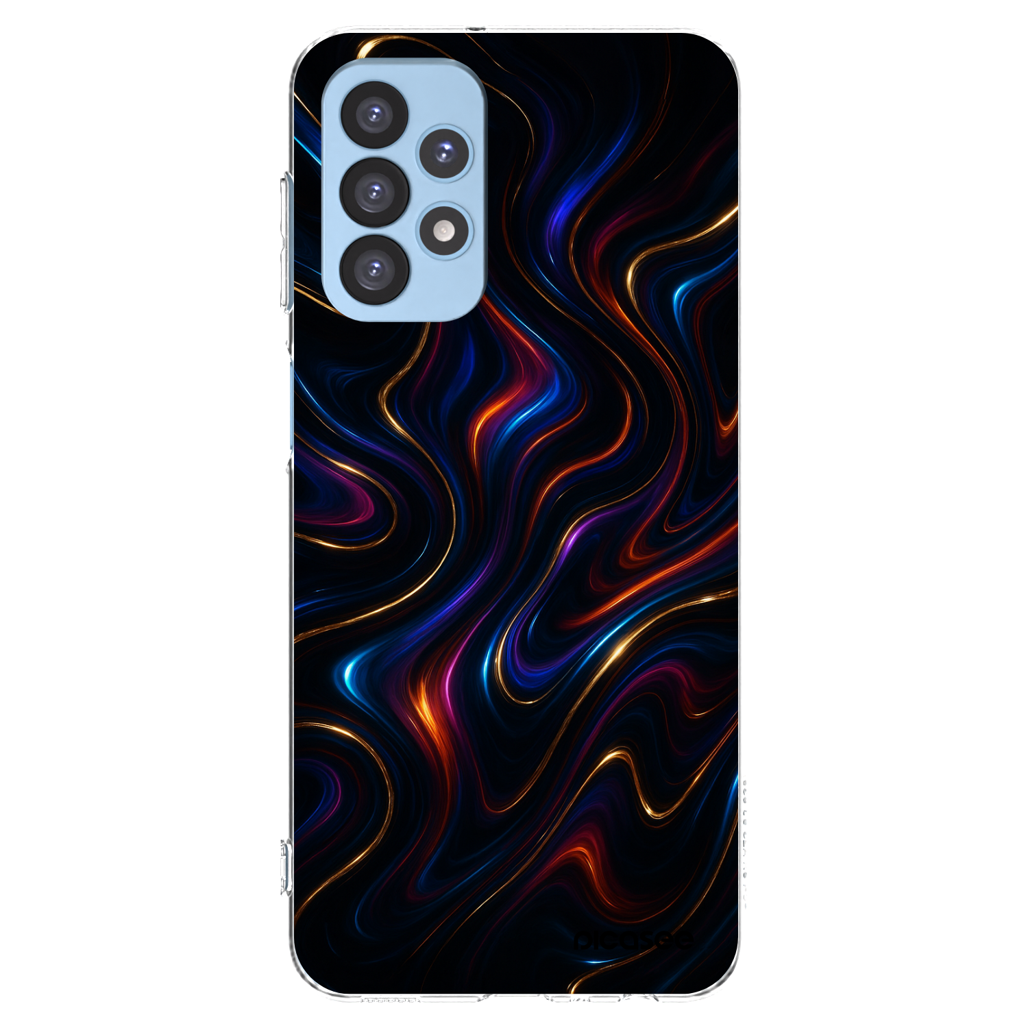 Picasee διαφανής θήκη σιλικόνης Samsung Galaxy A23 A235F 4G - Noir