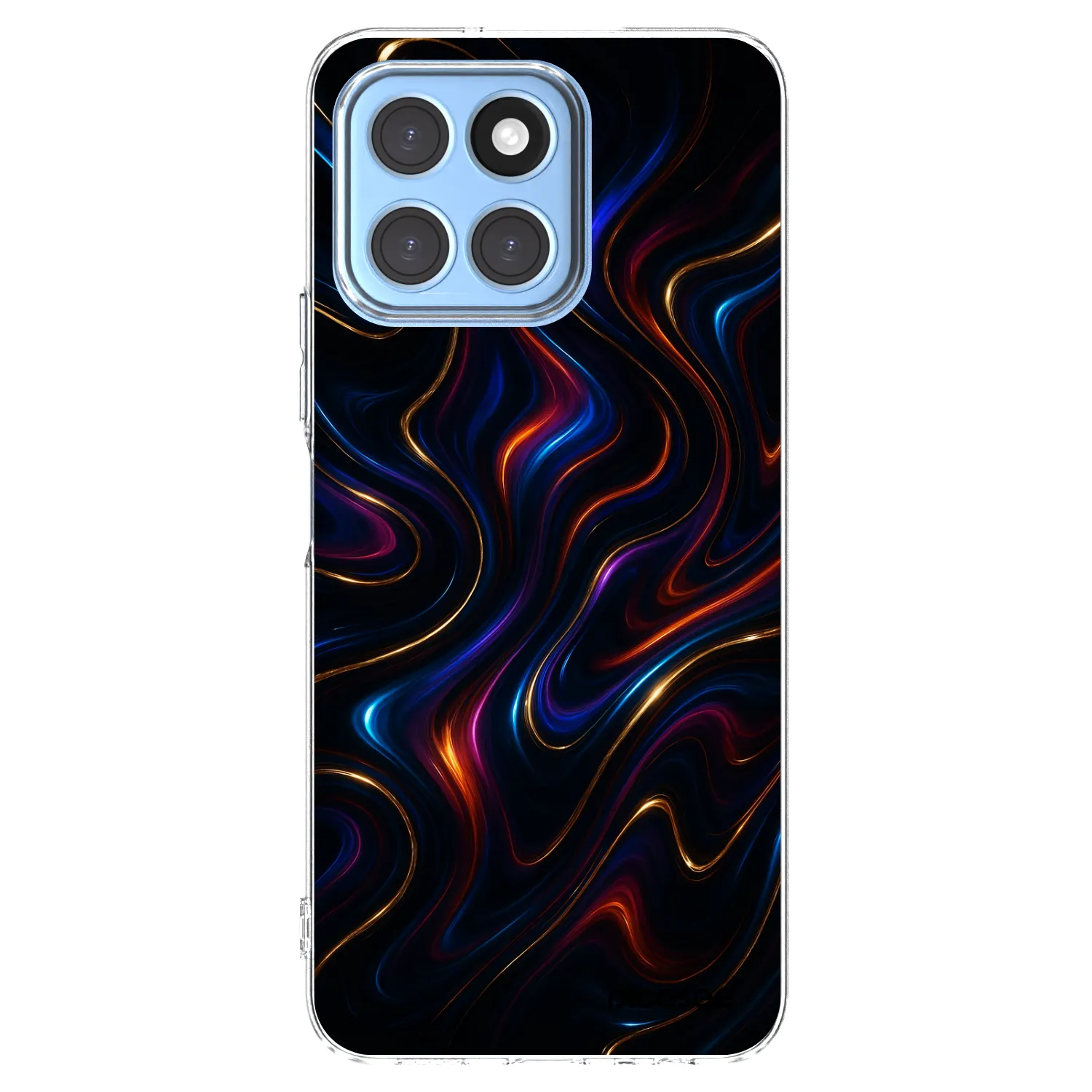 Picasee διαφανής θήκη σιλικόνης Honor X8 5G - Noir