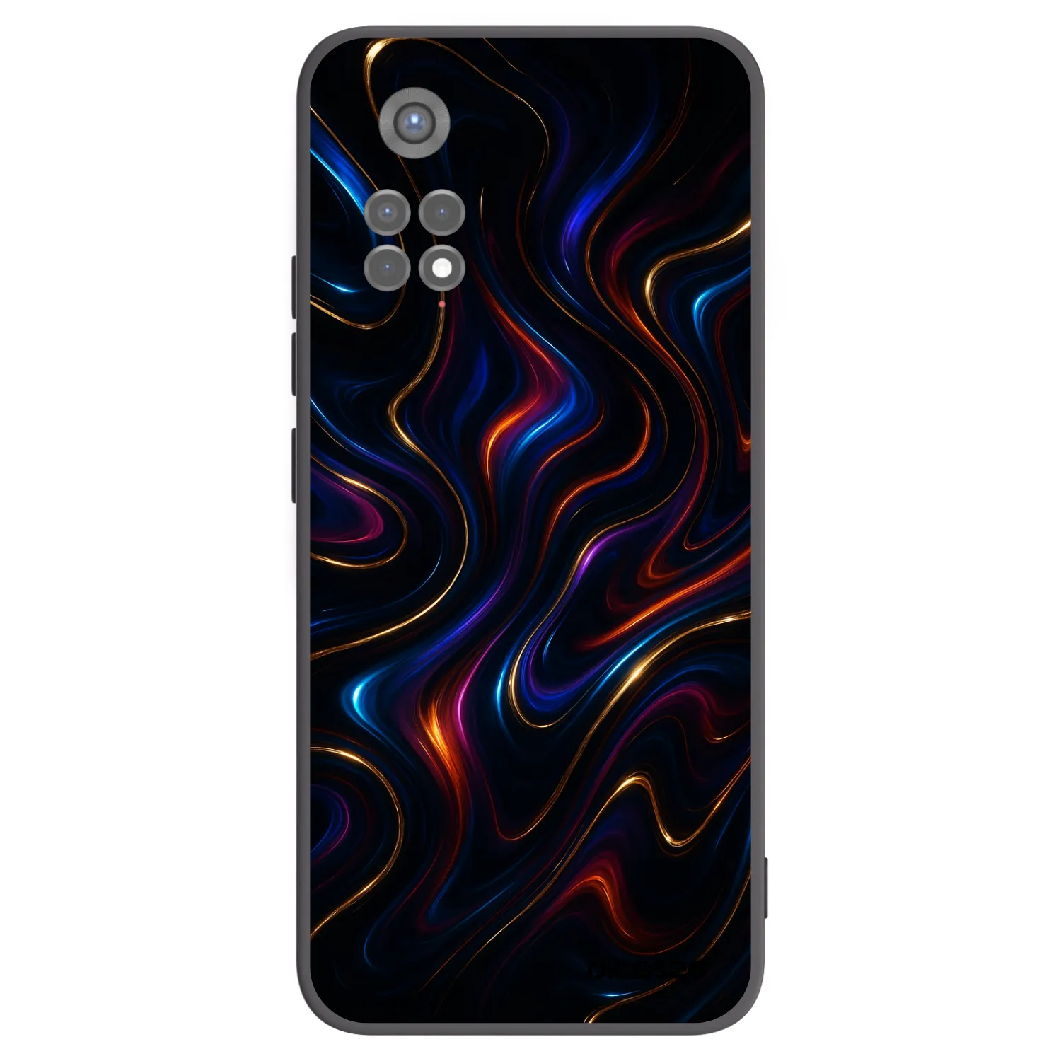 Picasee Μαύρη θήκη σιλικόνης για Xiaomi Redmi Note 11S 5G - Noir
