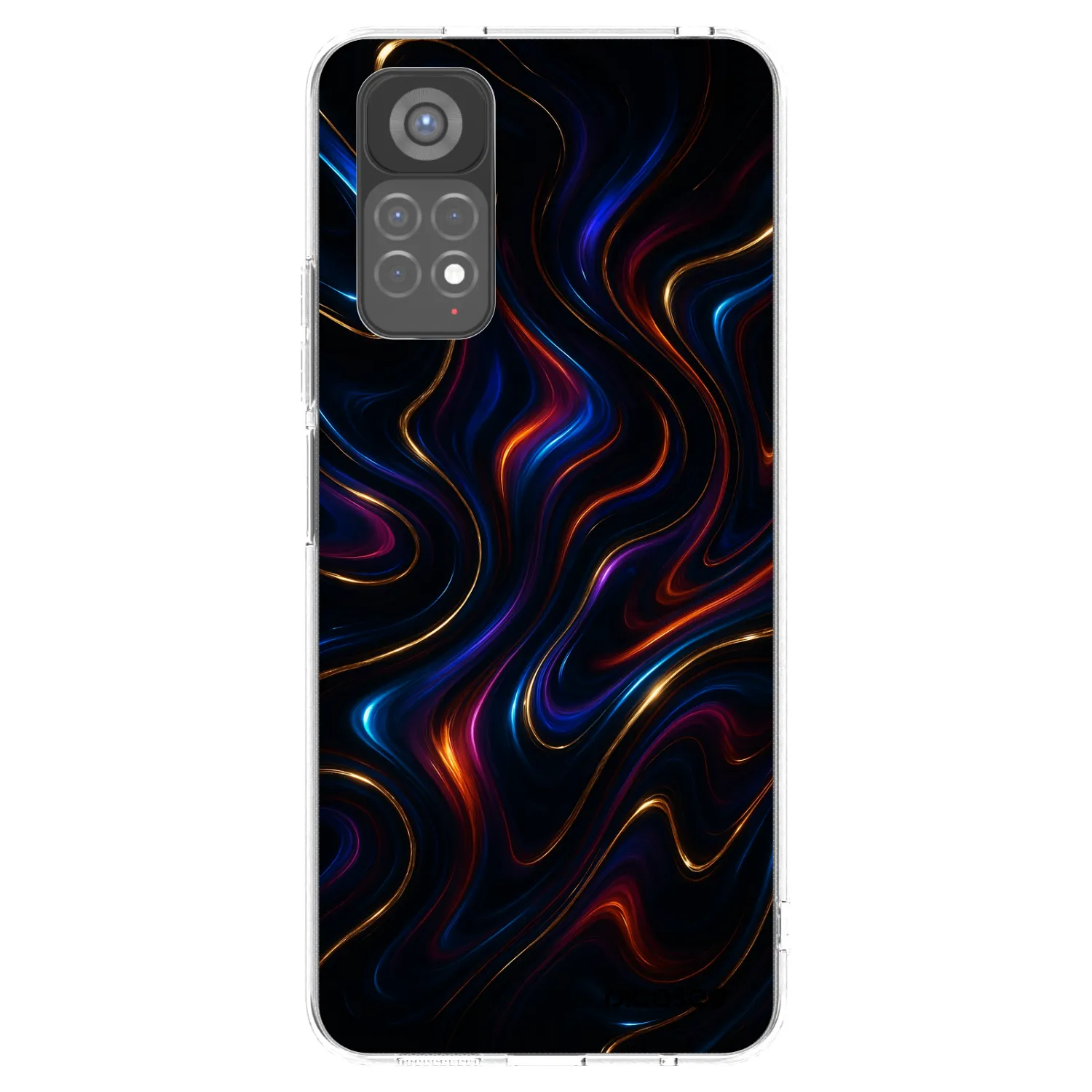Picasee διαφανής θήκη σιλικόνης Xiaomi Redmi Note 11S 5G - Noir