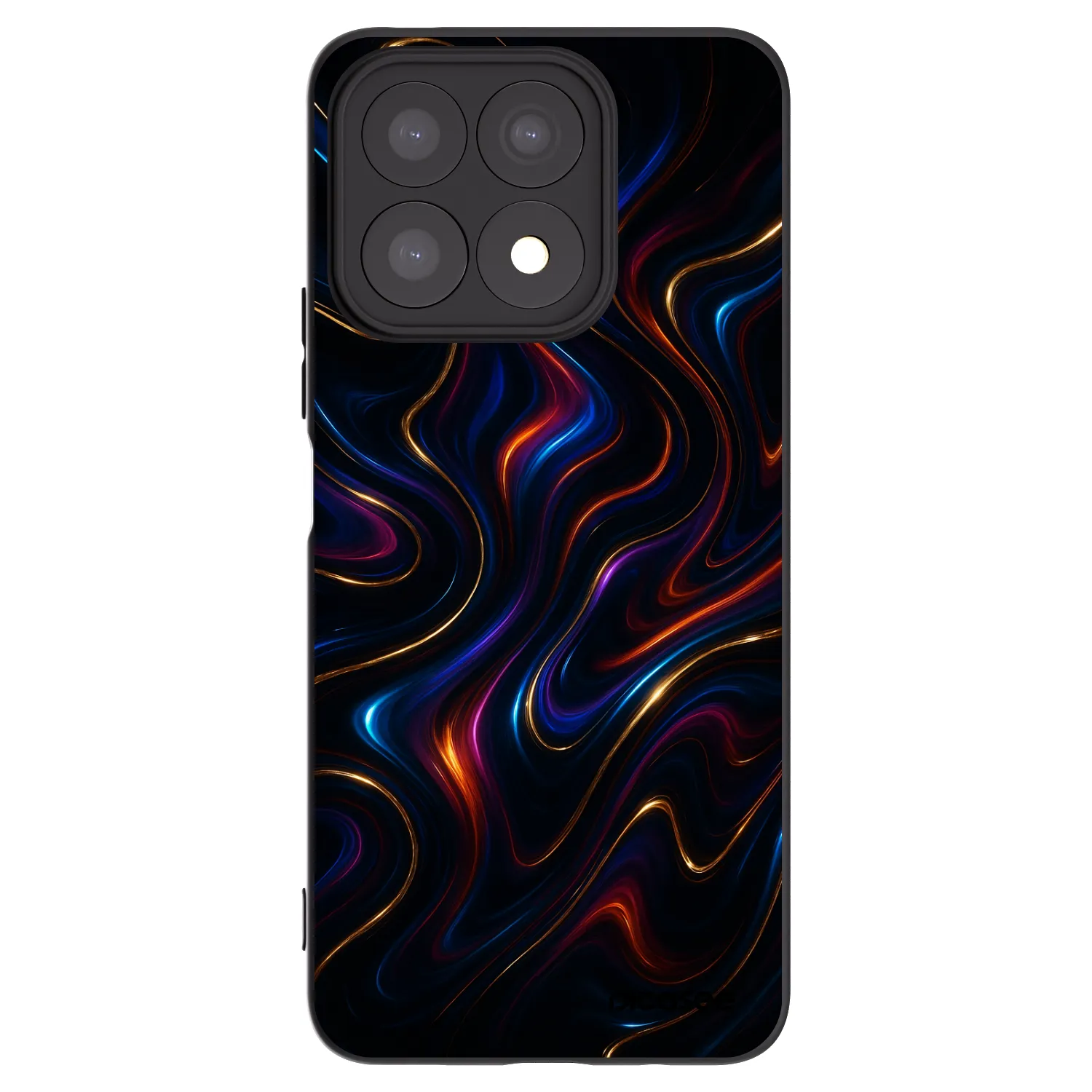 Picasee Μαύρη θήκη σιλικόνης για Honor X8a - Noir