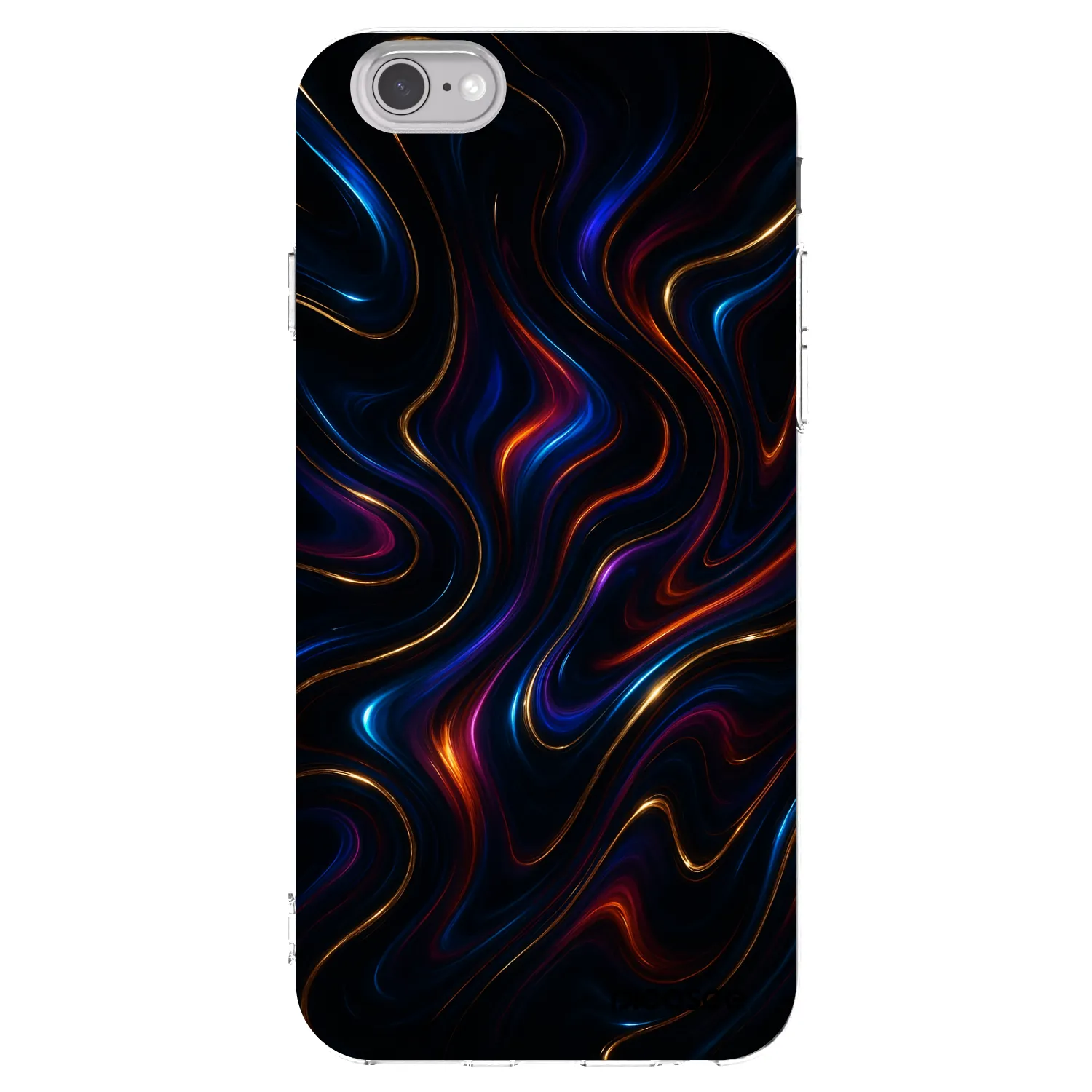 Picasee διαφανής θήκη σιλικόνης Apple iPhone 6/6S - Noir