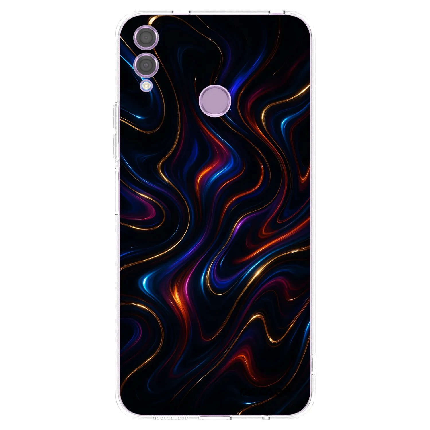 Picasee διαφανής θήκη σιλικόνης Honor 8X - Noir