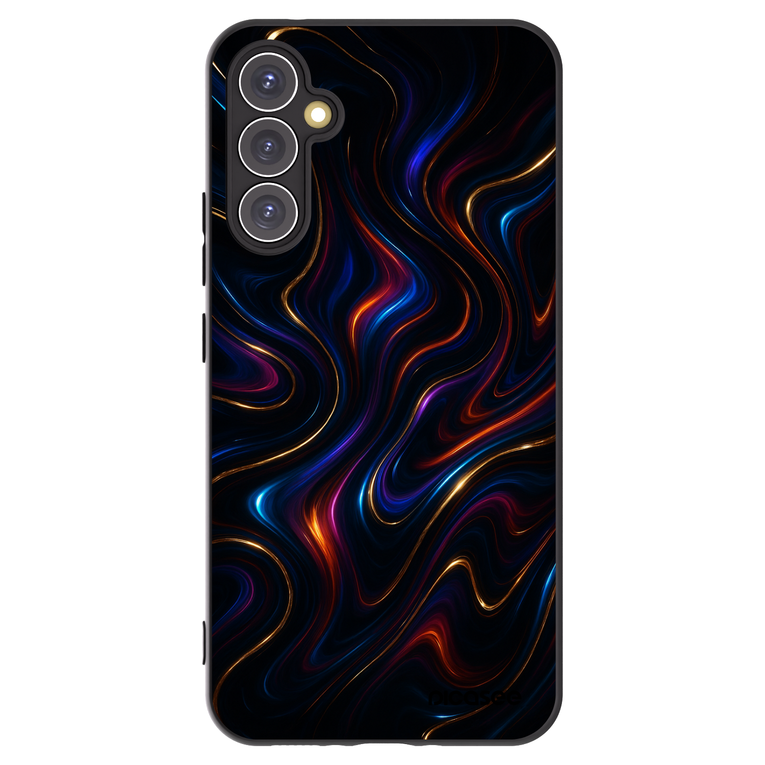 Picasee Μαύρη θήκη σιλικόνης για Samsung Galaxy A34 5G A346B - Noir