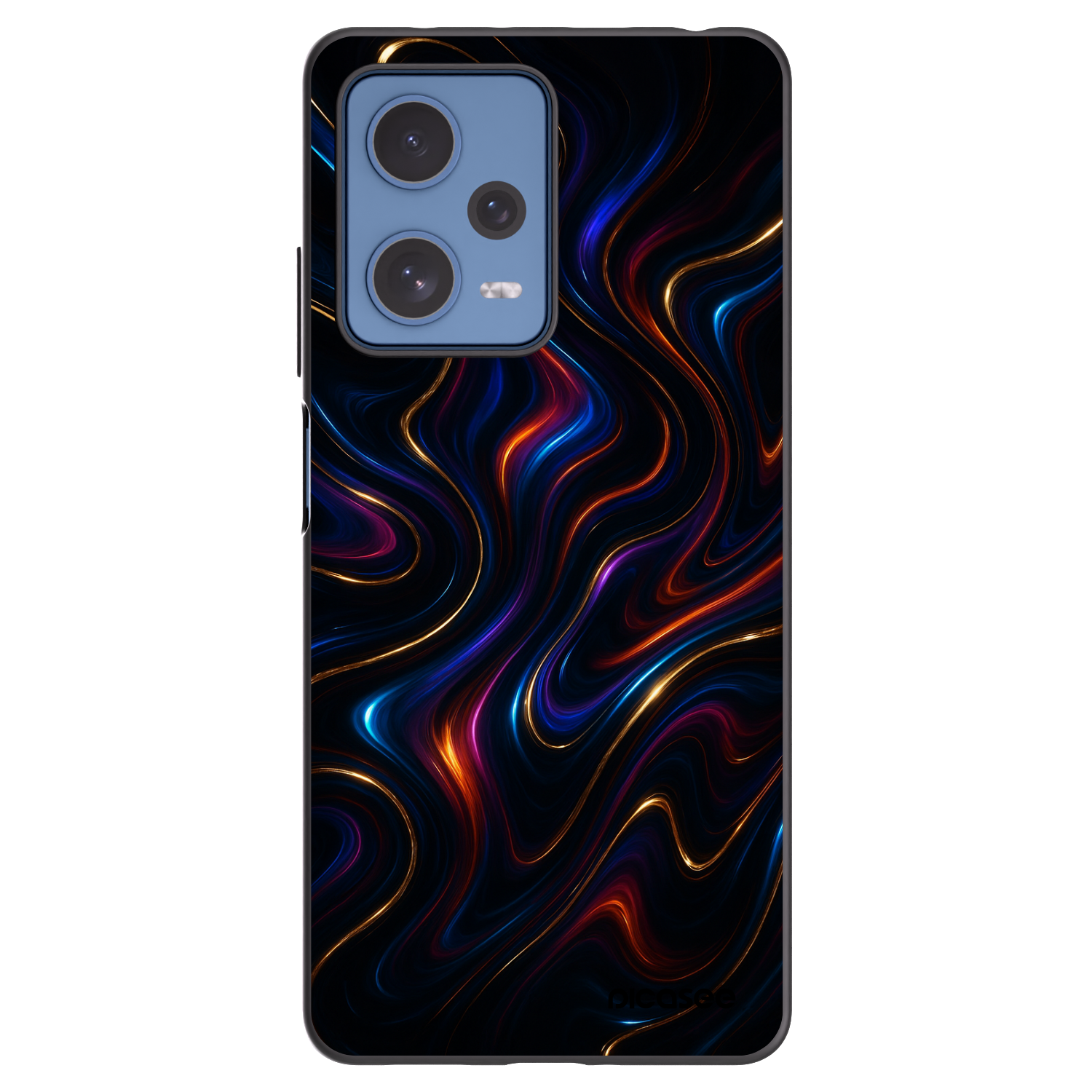 Picasee Μαύρη θήκη σιλικόνης για Xiaomi Redmi Note 12 Pro 5G - Noir