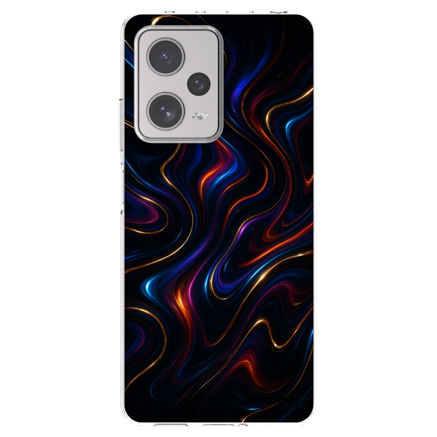 Picasee διαφανής θήκη σιλικόνης Xiaomi Redmi Note 12 Pro+ 5G - Noir