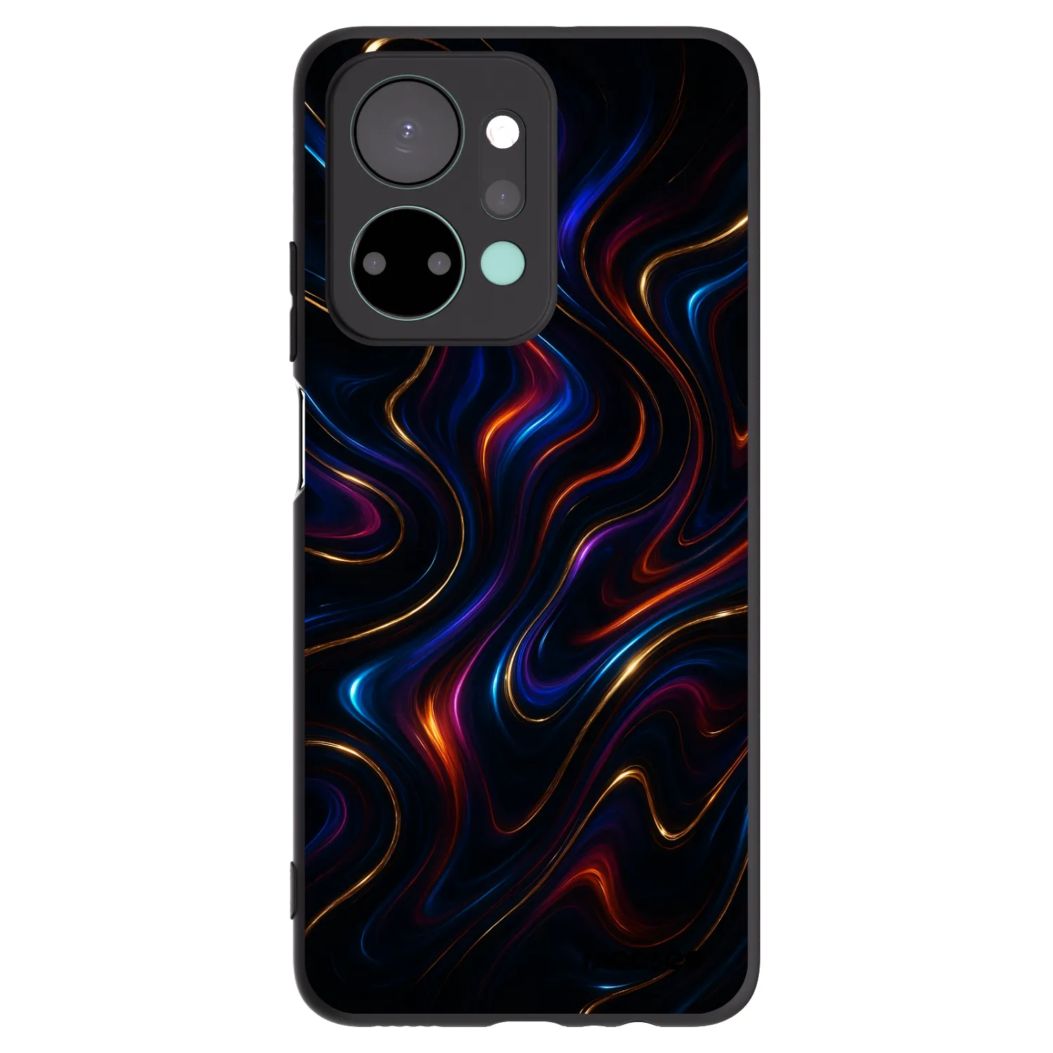 Picasee Μαύρη θήκη σιλικόνης για Honor X7a - Noir