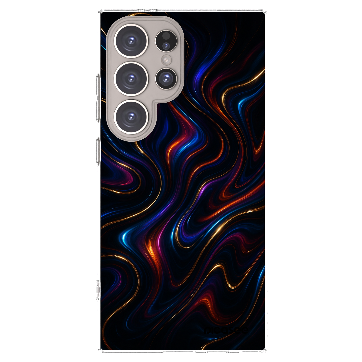 Picasee διαφανής θήκη σιλικόνης Samsung Galaxy S24 Ultra S928B 5G - Noir