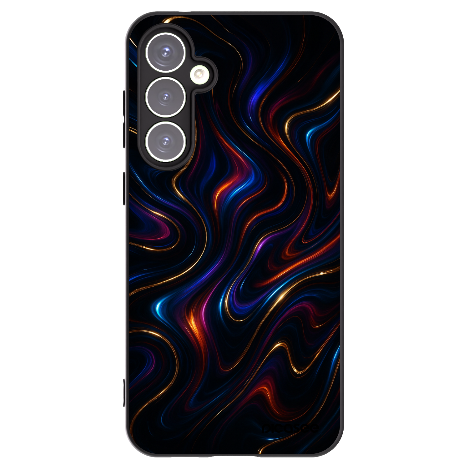 Picasee Μαύρη θήκη σιλικόνης για Samsung Galaxy S23 FE S711B - Noir