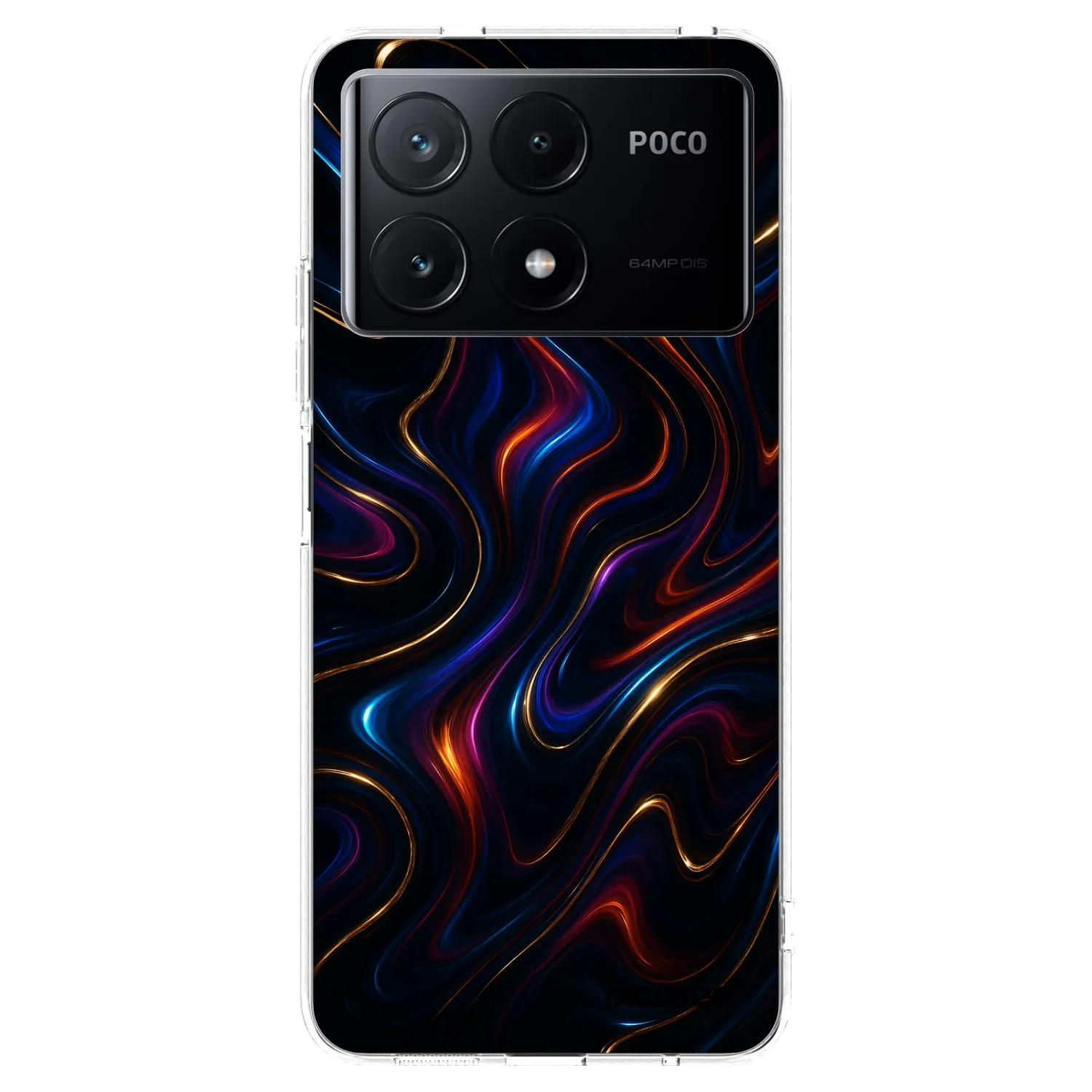 Picasee διαφανής θήκη σιλικόνης Xiaomi Poco X6 Pro - Noir