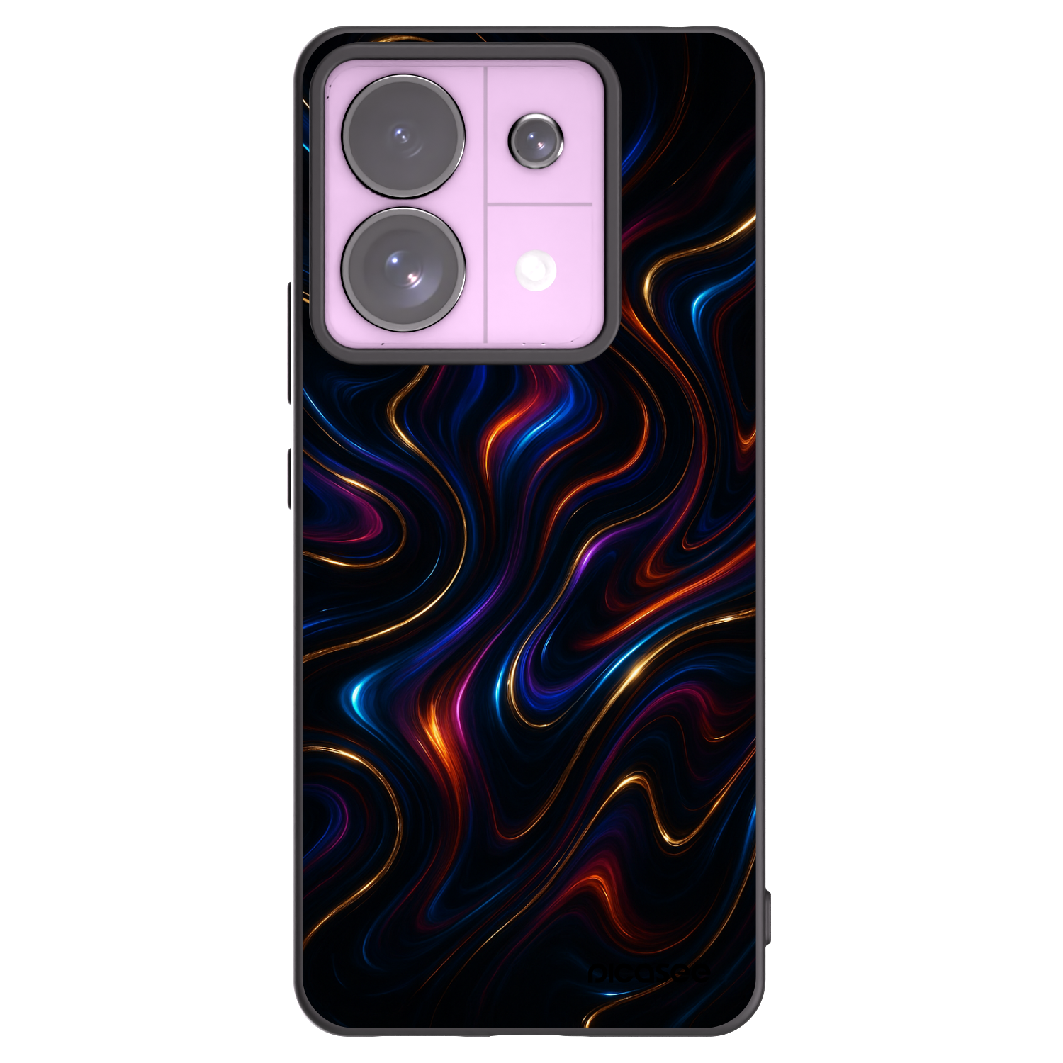 Picasee Μαύρη θήκη σιλικόνης για Xiaomi Redmi Note 13 Pro 5G - Noir