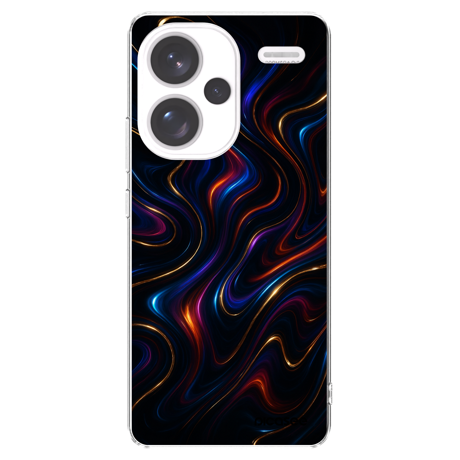 Picasee διαφανής θήκη σιλικόνης Xiaomi Redmi Note 13 Pro+ 5G - Noir