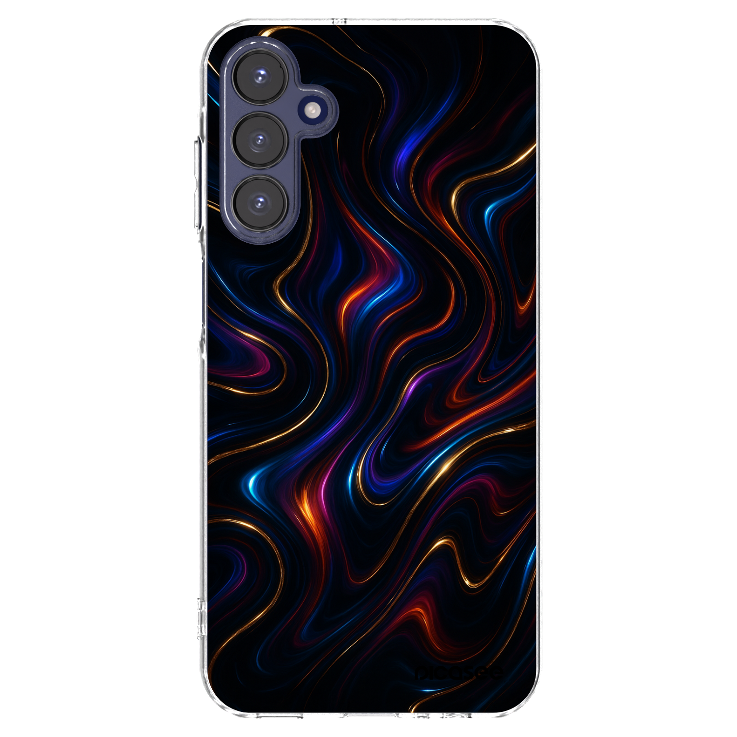 Picasee διαφανής θήκη σιλικόνης Samsung Galaxy A15 A155F 4G - Noir