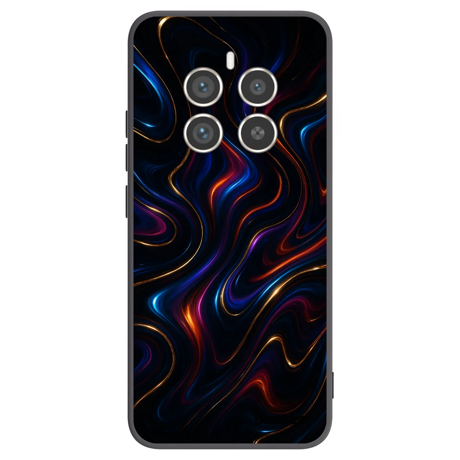 Picasee Μαύρη θήκη σιλικόνης για Realme 12 Pro 5G - Noir