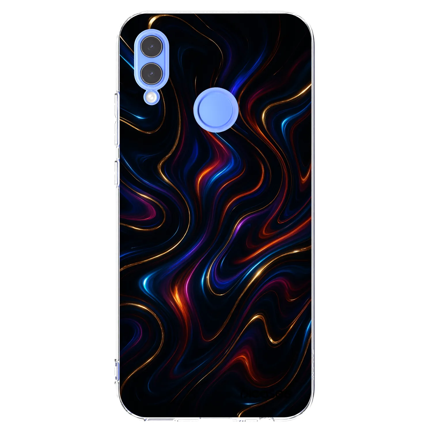 Picasee διαφανής θήκη σιλικόνης Huawei P Smart 2019 - Noir