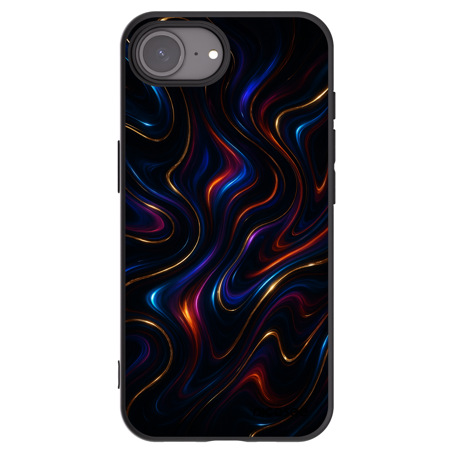 Picasee Μαύρη θήκη σιλικόνης για Apple iPhone 16e - Noir