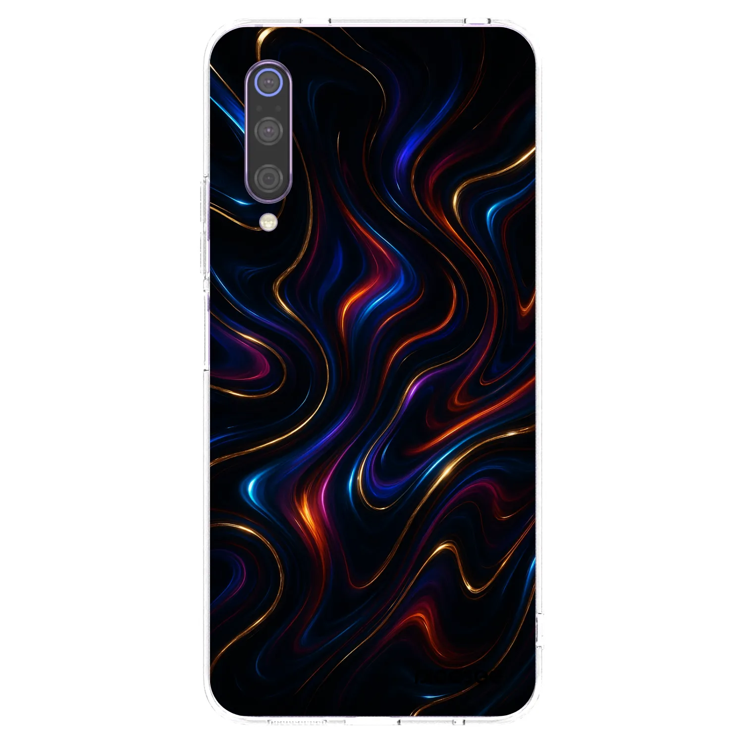 Picasee διαφανής θήκη σιλικόνης Xiaomi Mi 9 - Noir