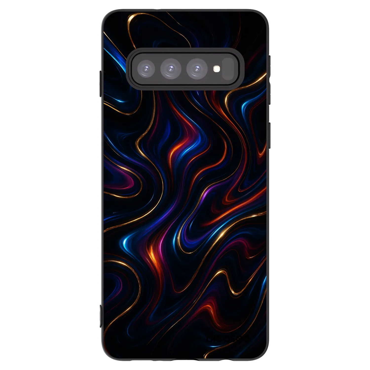 Picasee Μαύρη θήκη σιλικόνης για Samsung Galaxy S10 G973 - Noir