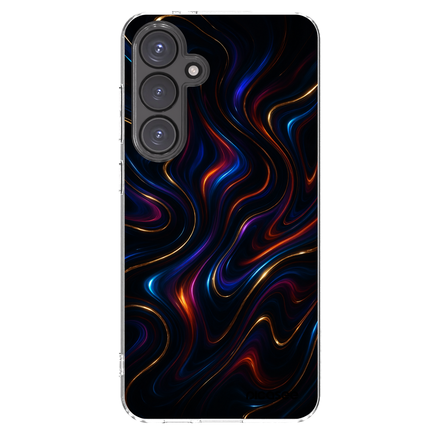 Picasee διαφανής θήκη σιλικόνης Samsung Galaxy S24 FE S721B - Noir