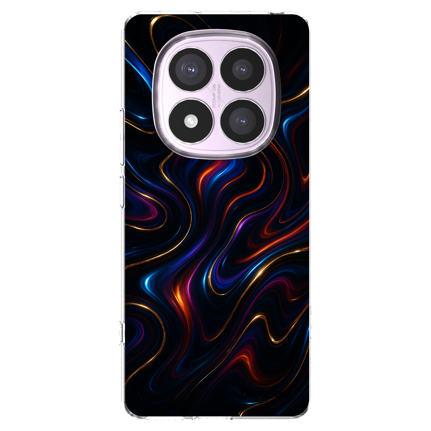 Picasee διαφανής θήκη σιλικόνης Xiaomi Redmi Note 14 Pro 5G - Noir