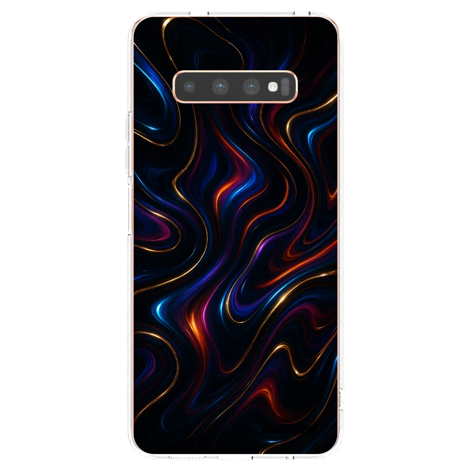 Picasee διαφανής θήκη σιλικόνης Samsung Galaxy S10 Plus G975 - Noir