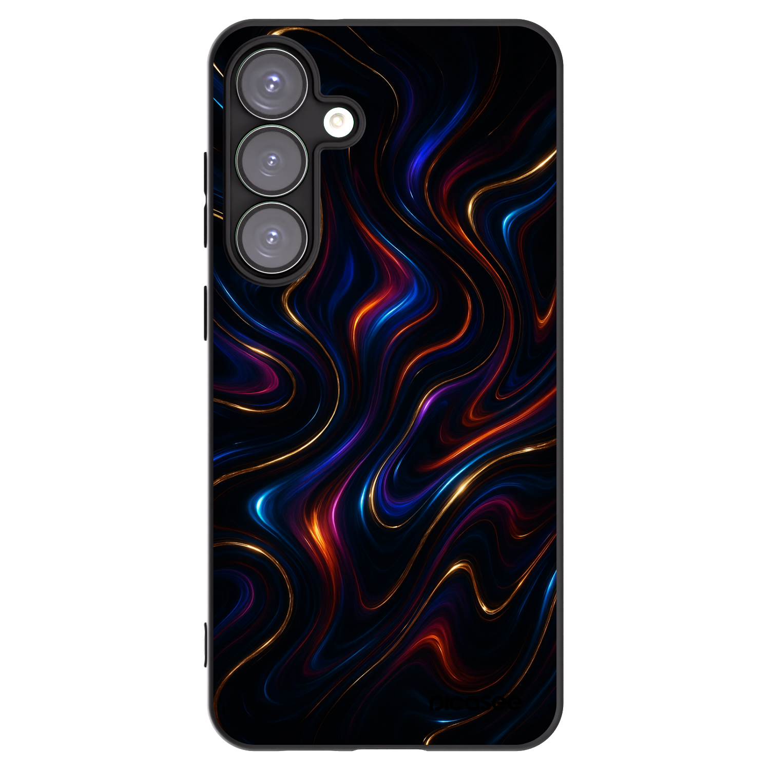 Picasee Μαύρη θήκη σιλικόνης για Samsung Galaxy S25+ 5G - Noir