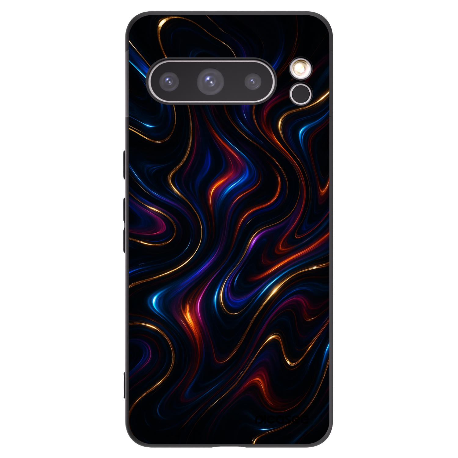 Picasee Μαύρη θήκη σιλικόνης για Google Pixel 8 Pro - Noir
