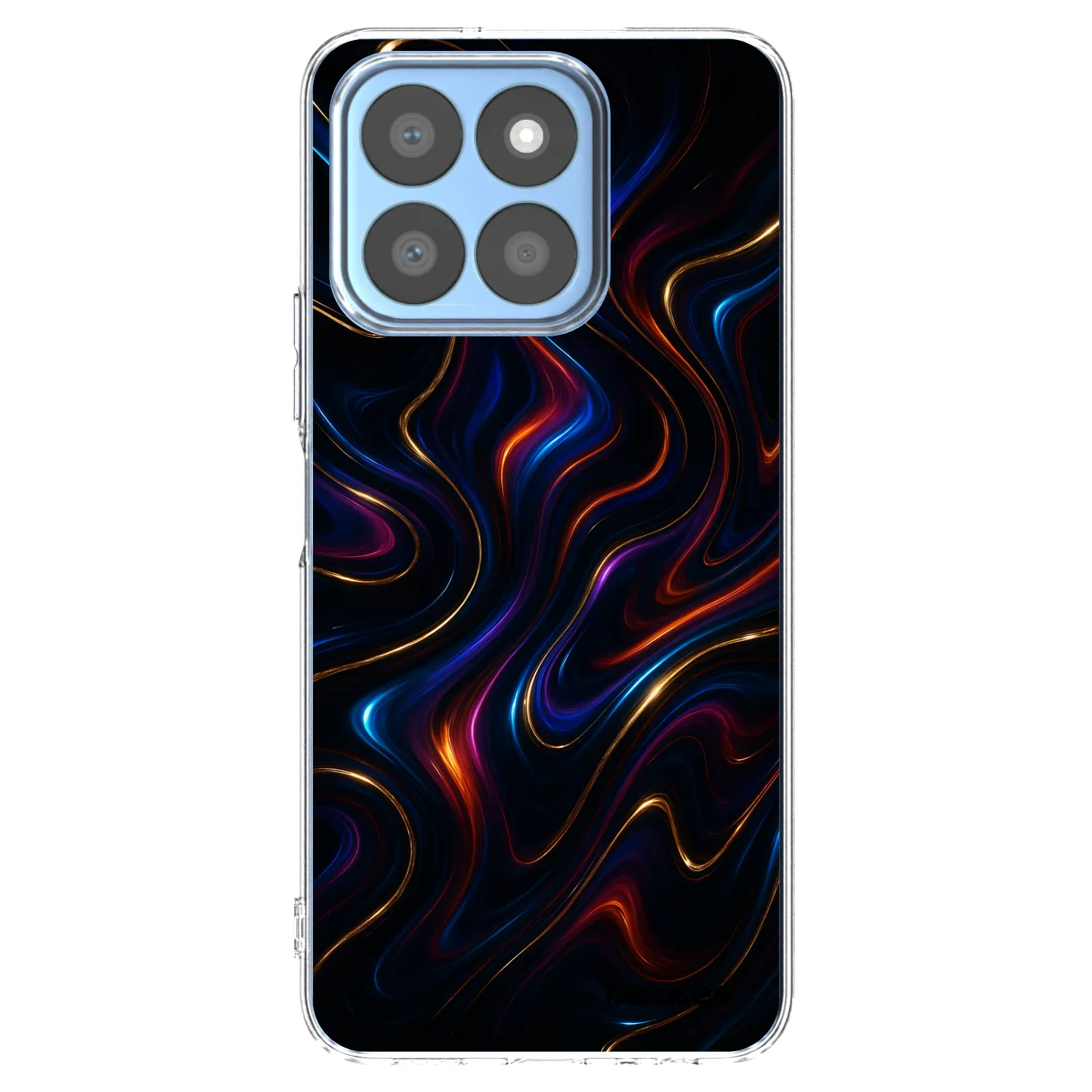 Picasee διαφανής θήκη σιλικόνης Honor X8c - Noir