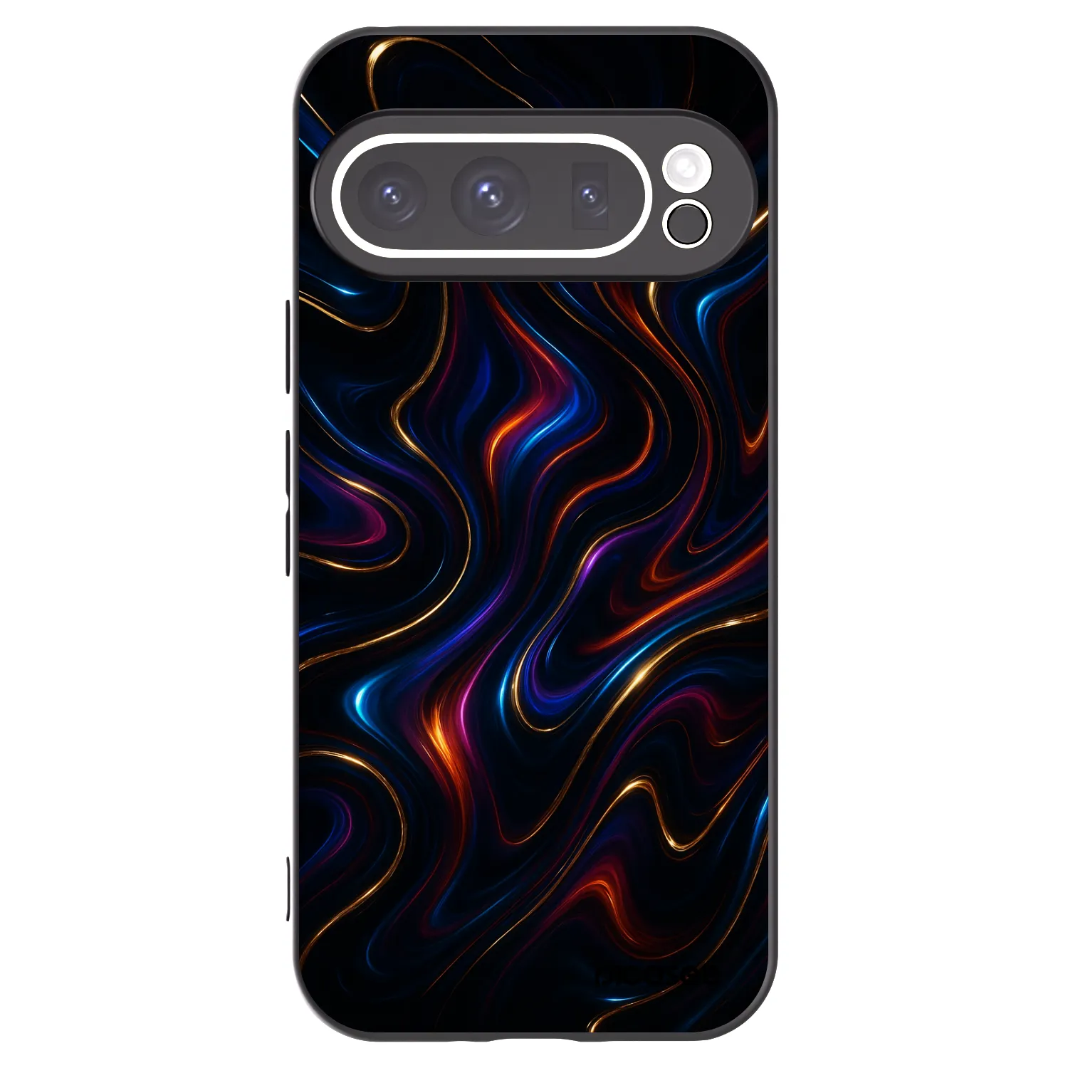 Picasee Μαύρη θήκη σιλικόνης για Google Pixel 9 Pro - Noir