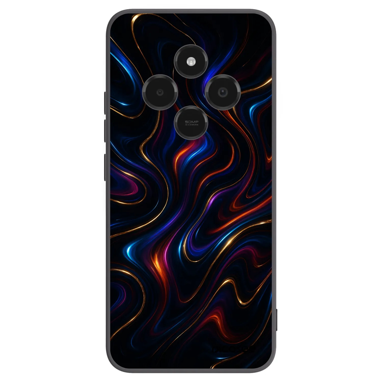Picasee Μαύρη θήκη σιλικόνης για Xiaomi Poco C75 - Noir