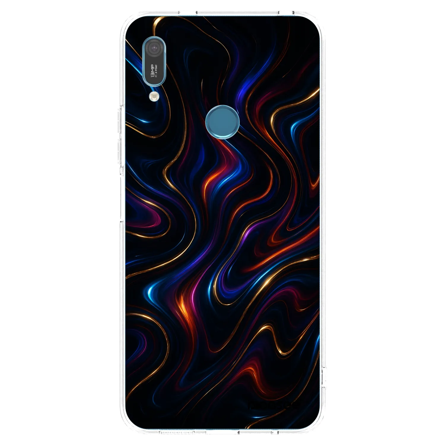 Picasee διαφανής θήκη σιλικόνης Huawei Y6 2019 - Noir