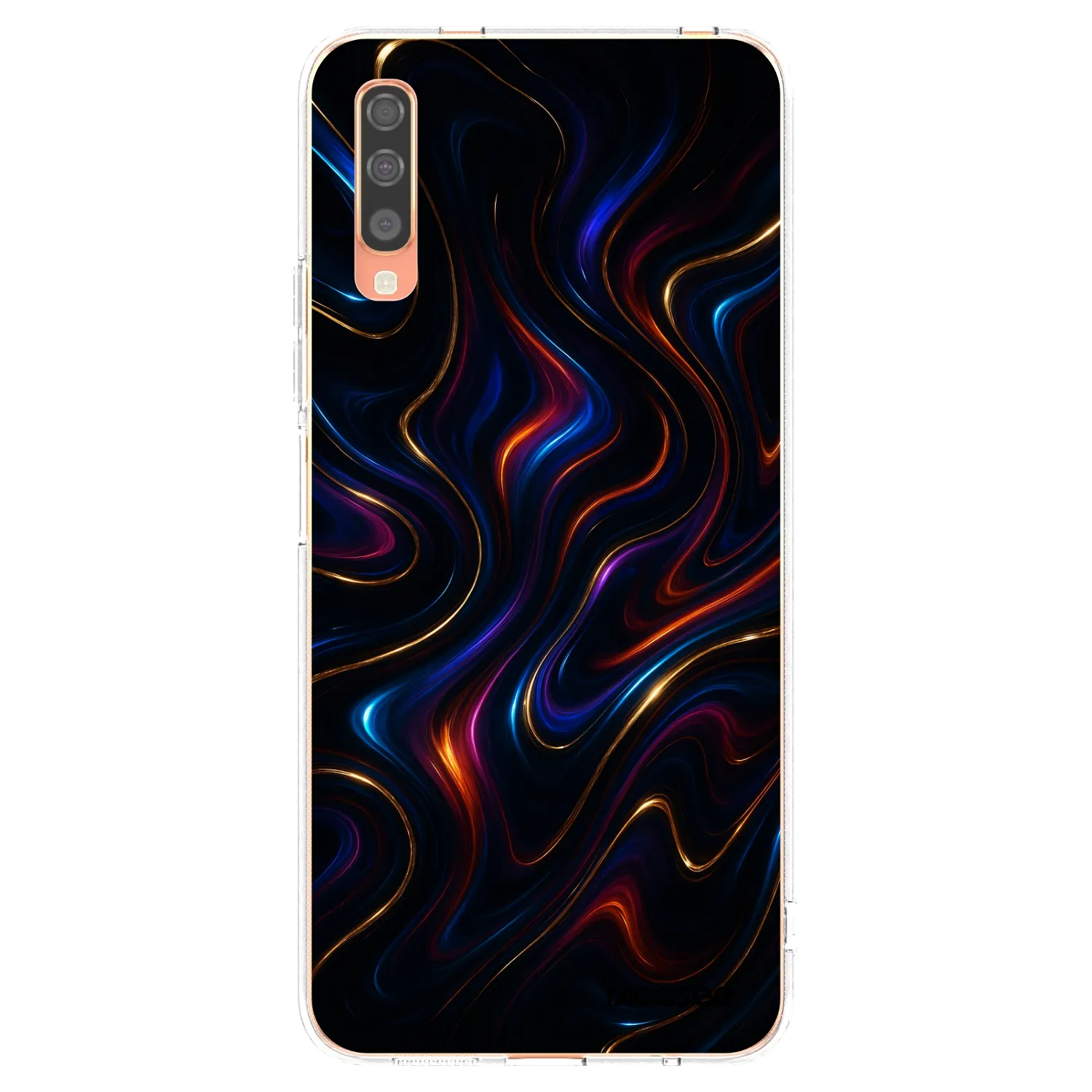 Picasee διαφανής θήκη σιλικόνης Samsung Galaxy A70 A705F - Noir