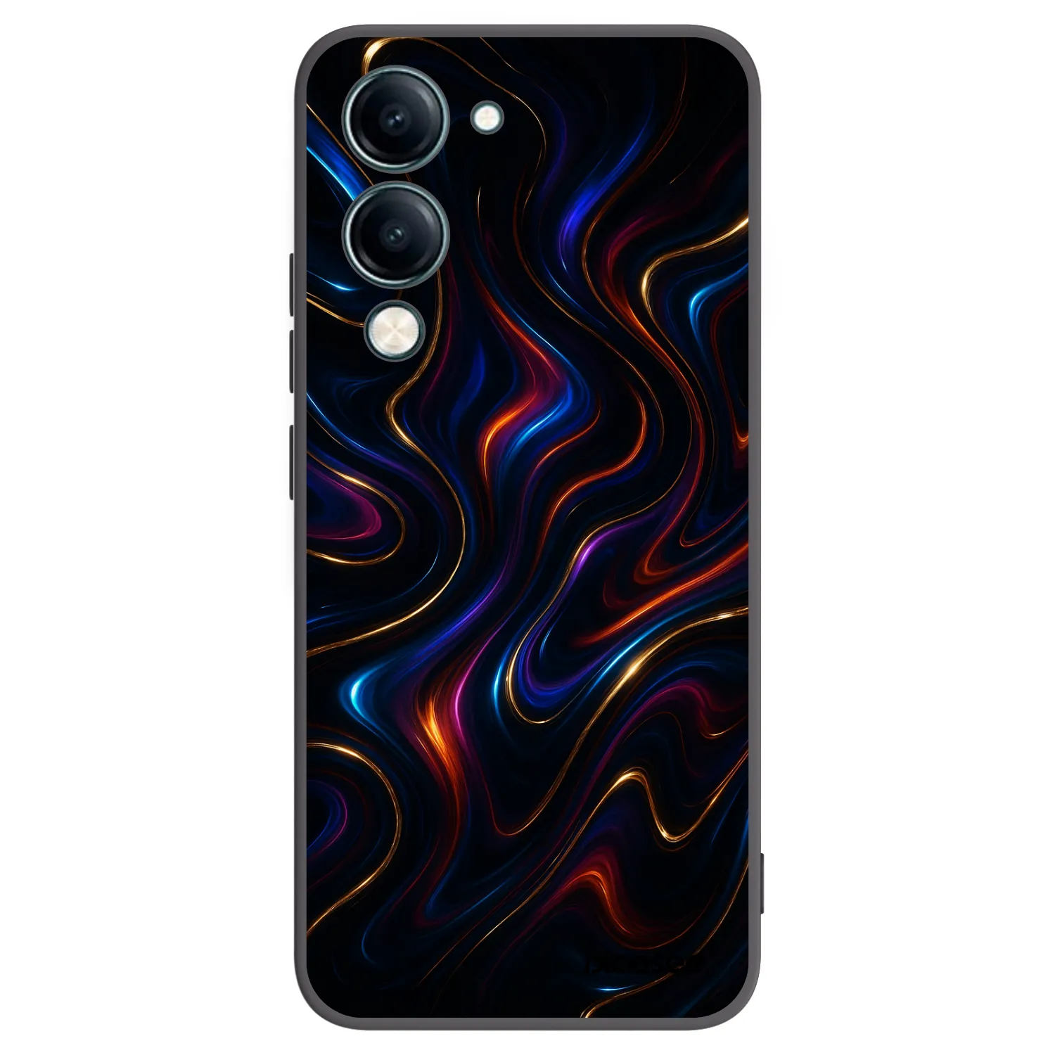 Picasee Μαύρη θήκη σιλικόνης για Vivo Y29s 5G - Noir