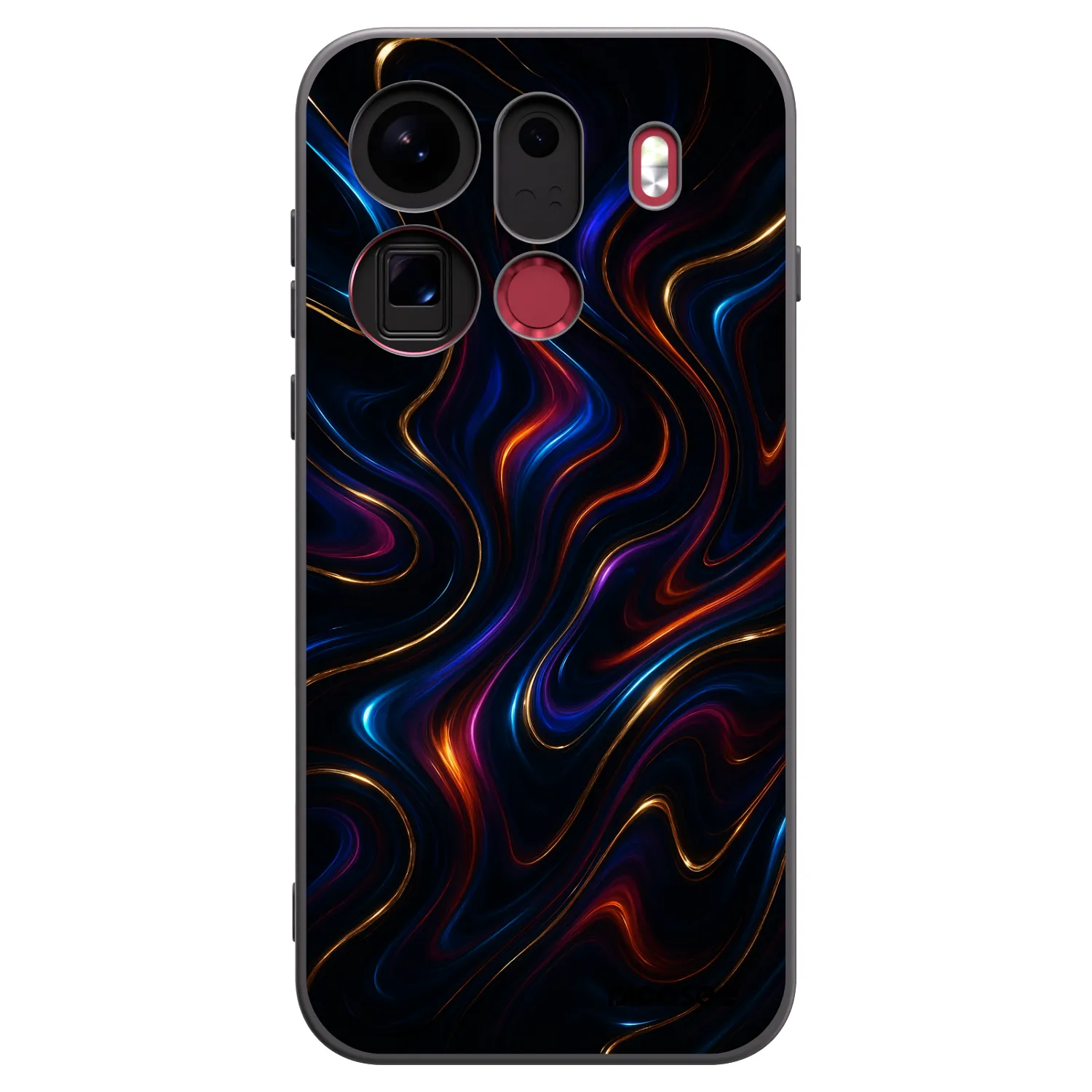 Picasee Μαύρη θήκη σιλικόνης για OPPO Find X9 Pro - Noir